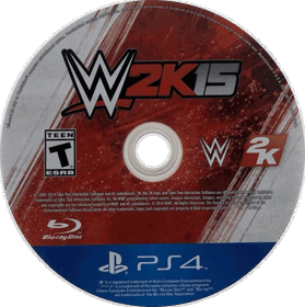 WWE 2K15 - Disc (North America) - 794x797