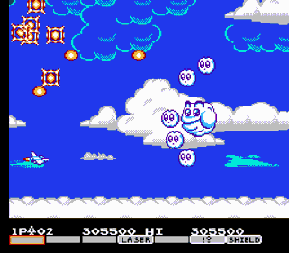 Parodius - Screenshot - Gameplay (World) - 256x224