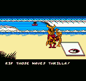 Town & Country Surf Designs II: Thrilla's Surfari - Screenshot - Gameplay (North America) - 256x240