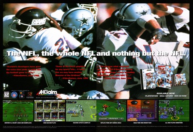 NFL Quarterback Club 97 - Advertisement Flyer - Front (North America) - 2390x1630