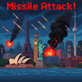 Missile Attack! - Fanart - Box - Front (United States) - 1024x1024