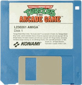 Teenage Mutant Hero Turtles: The Coin-Op! - Disc (North America) - 660x685