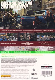 The Walking Dead: Survival Instinct - Box - Back (Germany) - 944x1362