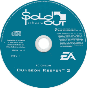 Dungeon Keeper 2 - Disc (United Kingdom) - 783x785