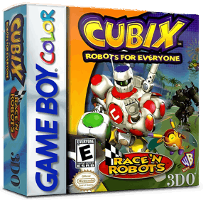 Cubix: Robots For Everyone: Race 'N Robots - Box - 3D (North America) - 1016x998