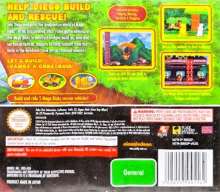 Mega Bloks: Diego's Build and Rescue - Box - Back (Australia) - 955x834