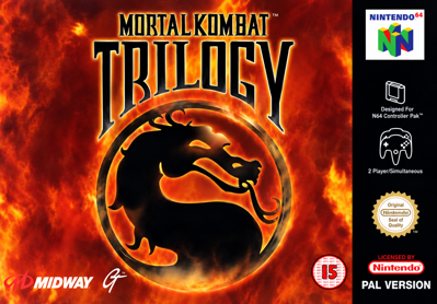Mortal Kombat Trilogy - Box - Front - Reconstructed (Europe) - 1503x1047