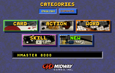 Touchmaster 8000 - Screenshot - Game Select (North America) - 400x256