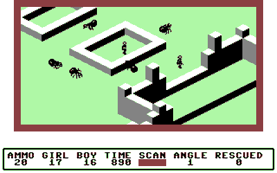 Ant Attack - Screenshot - Gameplay (World) - 320x200