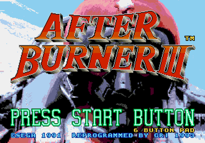 After Burner III - Screenshot - Game Title (World) - 640x448