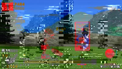 Minna no Golf: Portable: Coca Cola Special Edition - Screenshot - Gameplay (Japan) - 960x544