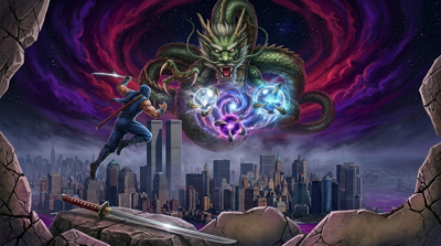 Ninja Gaiden II: The Dark Sword of Chaos - Fanart - Background (United States) - 1376x768