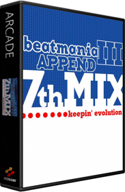 beatmania III: Append 7th Mix - Box - 3D (World) - 582x889