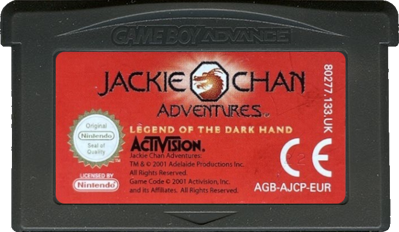 Jackie Chan Adventures: Legend of The Dark Hand - Cart - Front (Europe) - 702x408