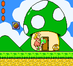 Yoshi Joins Bowser - Screenshot - Gameplay (World) - 160x144