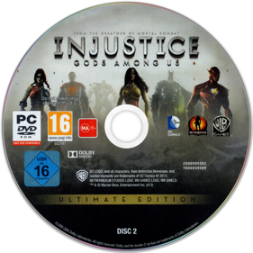 Injustice: Gods Among Us: Ultimate Edition - Disc (Europe) - 1406x1406