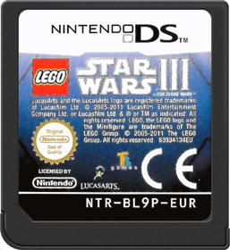 LEGO Star Wars III: The Clone Wars - Cart - Front (Europe) - 517x564