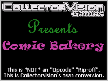 Comic Bakery - Screenshot - Game Title (World) - 256x192