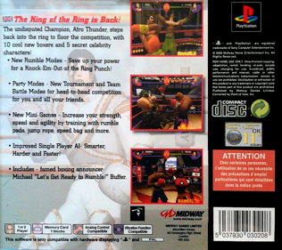 Ready 2 Rumble Boxing: Round 2 - Box - Back (Europe) - 765x680