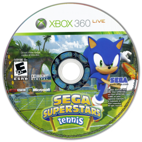 Sega Superstars Tennis - Disc (North America) - 900x900