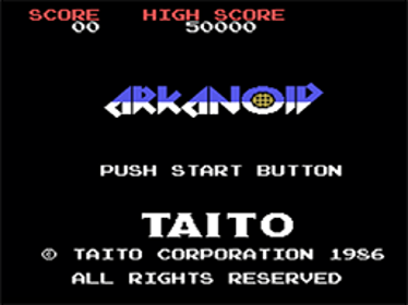 Arkanoid - Screenshot - Game Title (World) - 256x192