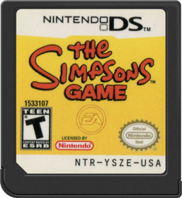 The Simpsons Game - Cart - Front (North America) - 517x564