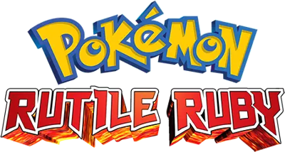 Pokémon Rutile Ruby - Clear Logo (World) - 452x242