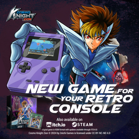 Cosmo Knight ZiON - Advertisement Flyer - Front (World) - 1080x1080