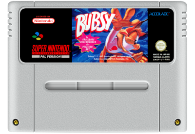 Bubsy in: Claws Encounters of the Furred Kind - Cart - Front (Germany) - 811x560