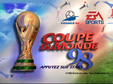 World Cup 98 - Screenshot - Game Title (France) - 640x480