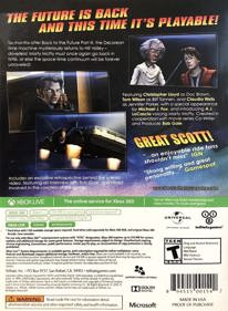 Back to the Future: The Game: 30th Anniversary Edition - Box - Back (North America) - 952x1298