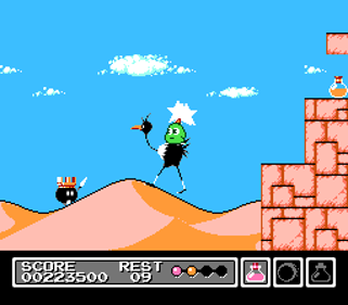 Mr. Gimmick - Screenshot - Gameplay (World) - 256x224