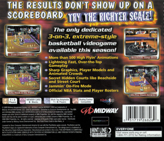 NBA Hoopz - Box - Back (North America) - 1375x1187