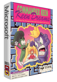 Commander Keen: Keen Dreams - Box - 3D (World) - 387x560