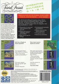 Trivial Pursuit: Interactive Multimedia G・A・M・E - Box - Back (North America) - 1654x2359