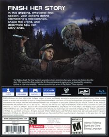The Walking Dead: The Telltale Series: The Final Season - Box - Back (North America) - 641x800
