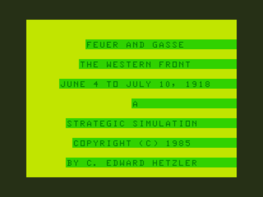 Feuer and Gasse - Screenshot - Game Title (North America) - 320x240