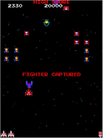 Arcade Archives: Galaga - Screenshot - Gameplay (World) - 577x770
