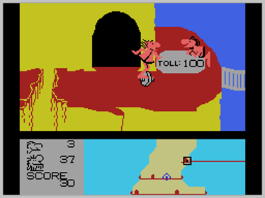 B.C.'s Quest for Tires II: Grog's Revenge - Screenshot - Gameplay (North America) - 256x192