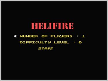 HeliFire - Screenshot - Game Select (World) - 256x192