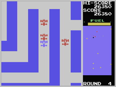 Rally X (Opcode Games) - Screenshot - Gameplay (World) - 256x192