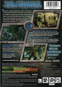 Star Wars: Republic Commando - Box - Back (Europe) - 570x800