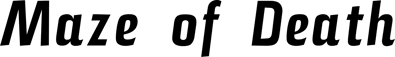 Maze of Death - Clear Logo (North America) - 2400x346