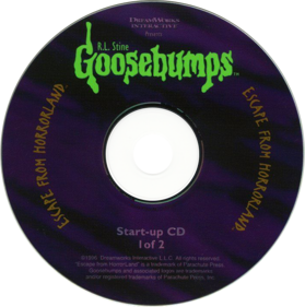 Goosebumps: Escape from Horrorland - Disc (United States) - 700x705