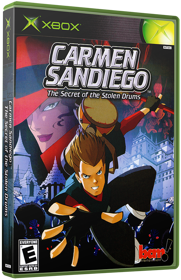Carmen Sandiego: The Secret of the Stolen Drums - Box - 3D (North America) - 567x878