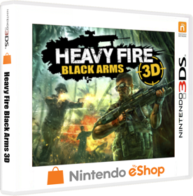 Heavy Fire: Black Arms 3D - Box - 3D (World) - 841x856