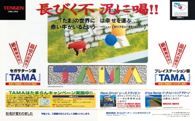 Tama: Adventurous Ball in Giddy Labyrinth - Advertisement Flyer - Front (Japan) - 2449x1525