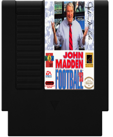 John Madden Football '93 - Cart - Front (North America) - 736x897