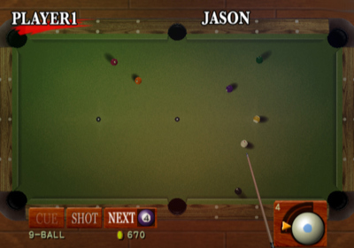 Billiards Xciting - Screenshot - Gameplay (World) - 640x448