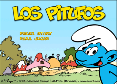 The Smurfs - Screenshot - Game Title (Spain) - 605x432